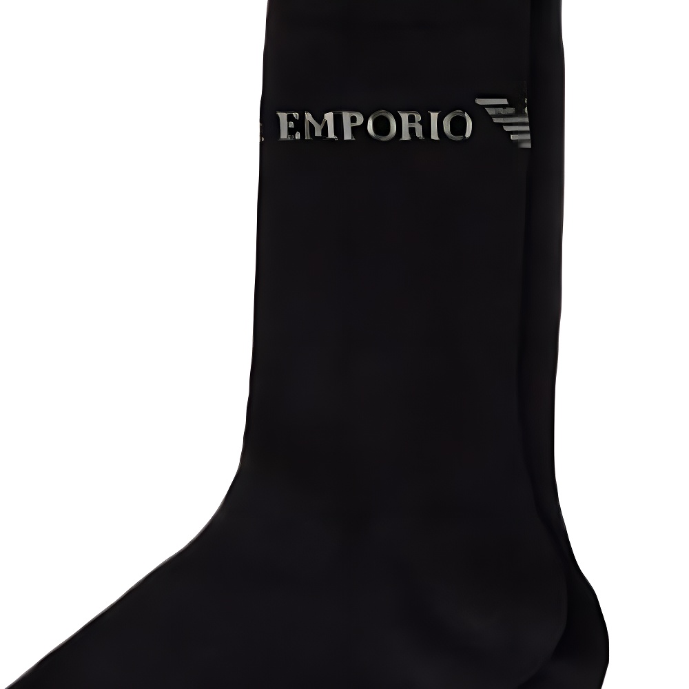EMPORIO ARMANI SS25 Crew Socks Men’s 3 Pack Black