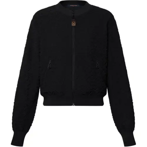 LOUIS VUITTON Monogram Flower Toweling Bomber Jacket