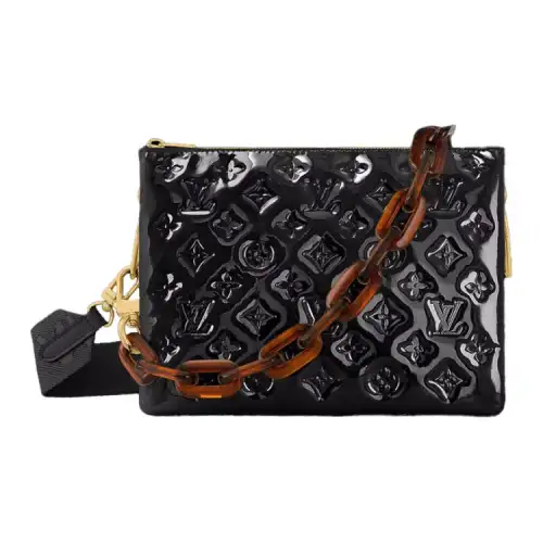 LOUIS VUITTON Coussin Pm Glazed Black