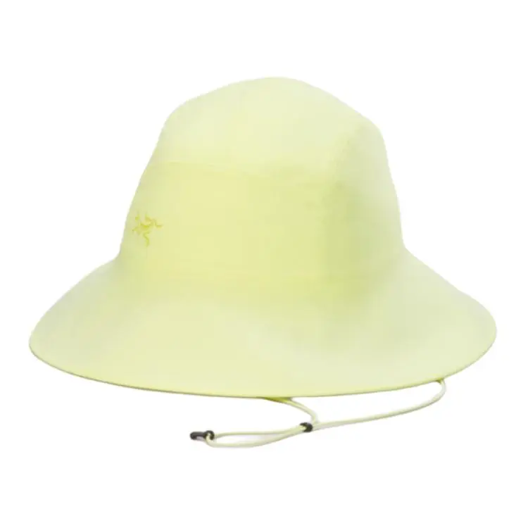 Arc'teryx Polyester Bucket Hats Unisex Radiant Yellow/Black/Sandstone Brown