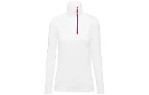 PRADA Cashmere Sweaters Women's White Turtleneck Moderate