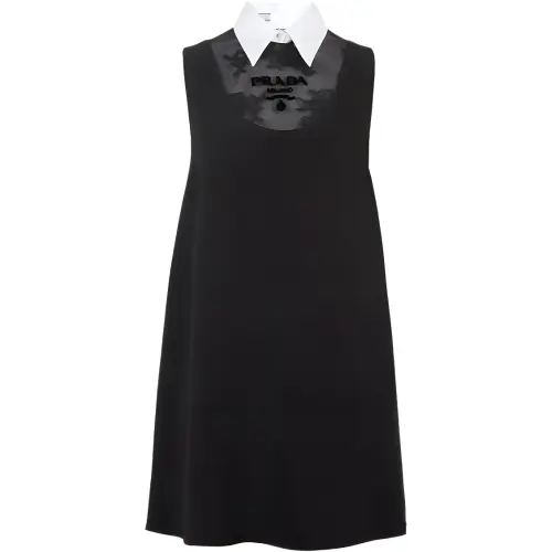 PRADA SS23 Slip Dress Women's Black