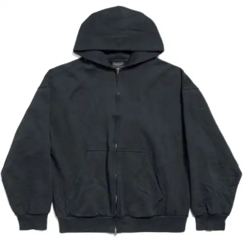 Balenciaga Flipped Uni Zip Up Hoodie