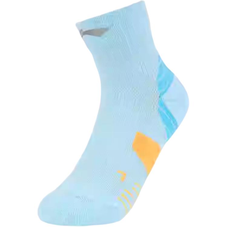 Li Ning Running Collection Ankle Socks Unisex 1 Pack Light Wax Blue