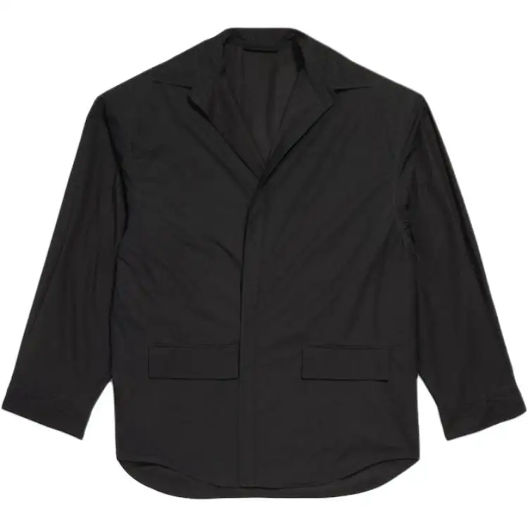 Balenciaga SS25 Jackets & Coats Loose Fit Men's Black