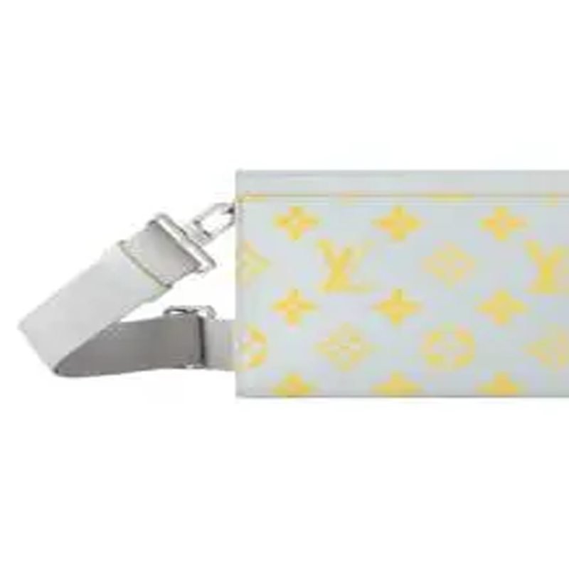 Мужская сумка Louis Vuitton Gaston (серо-желтая) — фото 6