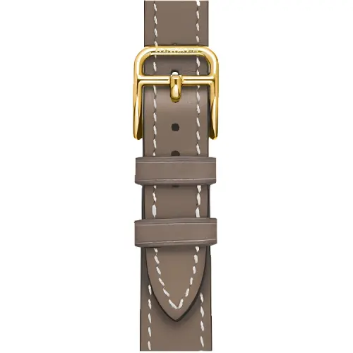 HERMES Strap Hermes Compatibility Cowhide Leather Material 135 160mm