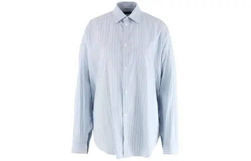 Balenciaga Striped Oversized Shirt