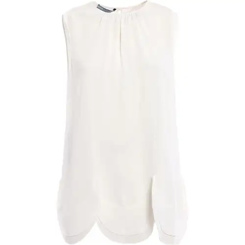 PRADA Shirts Women's White Crew Neck Moderate Shirt
