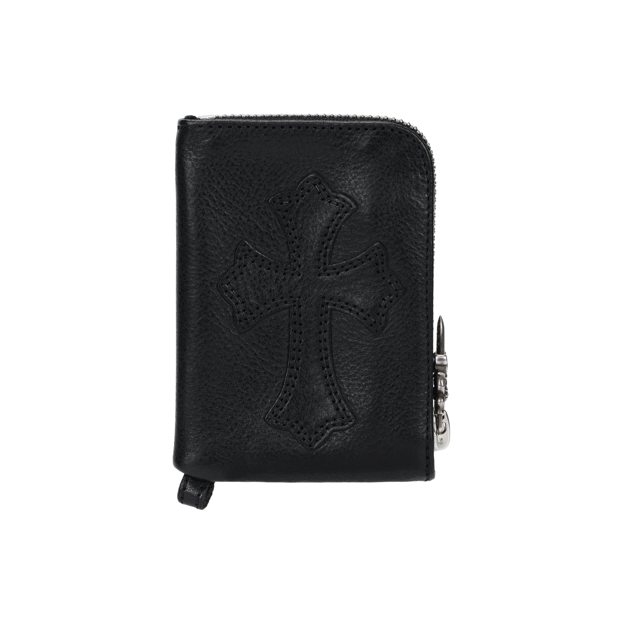 Chrome Hearts Leather Wallet Men's Black