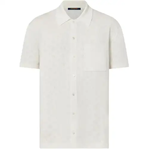Louis Vuitton Monogram Pointelle Short-Sleeved Shirt
