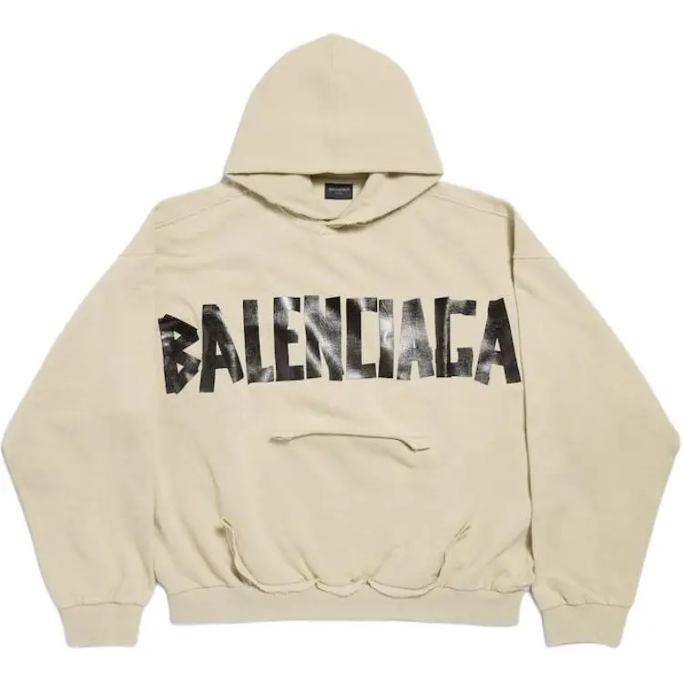 Balenciaga Logo Printed Hoodie