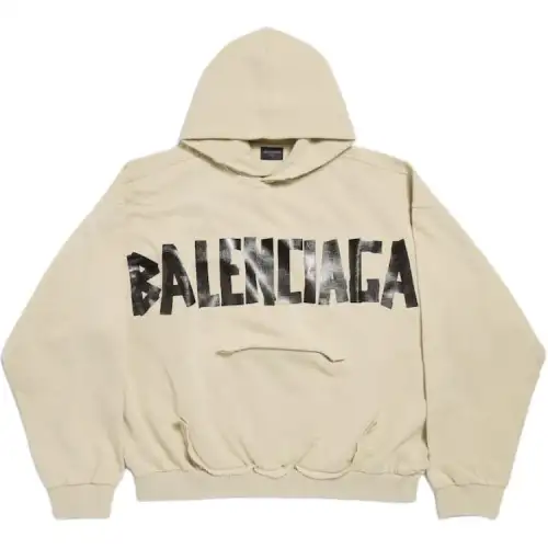 Balenciaga Logo Printed Hoodie