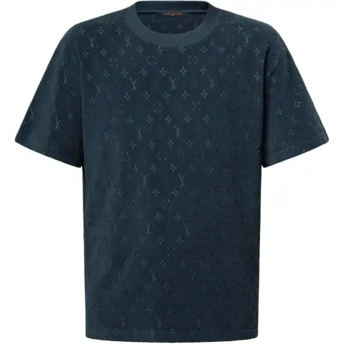 Lv Monogram French Terry T Shirt