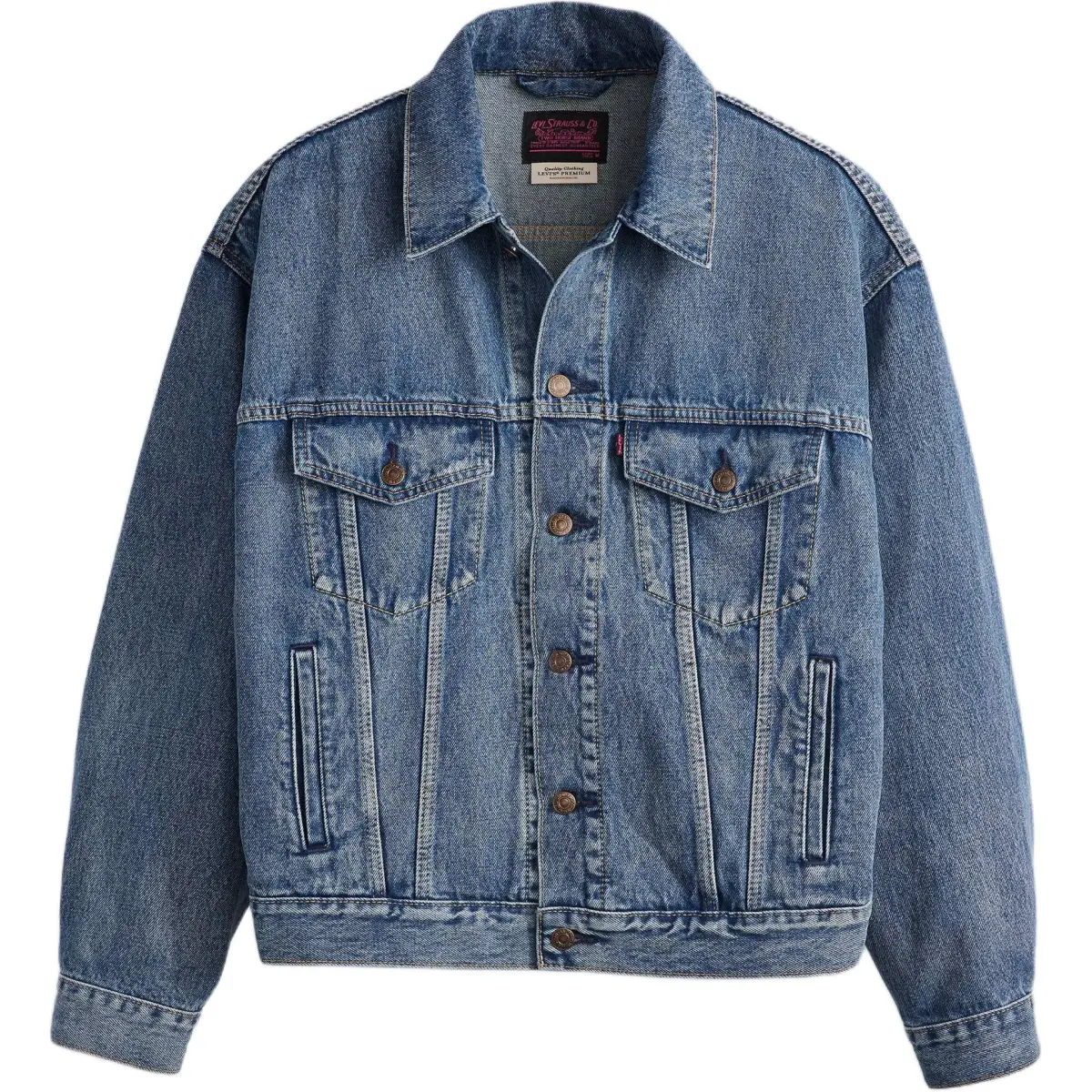 Levis Trucker button-fastening denim jacket