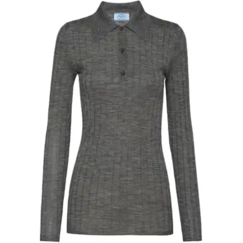 PRADA Ribbed Polo Shirt