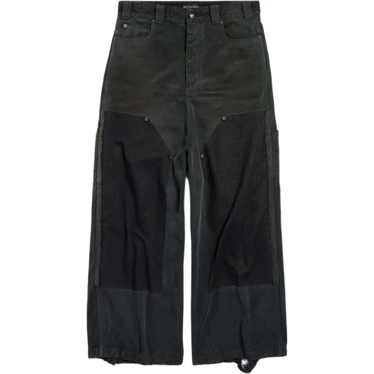 Balenciaga Ripped Off Baggy Jeans