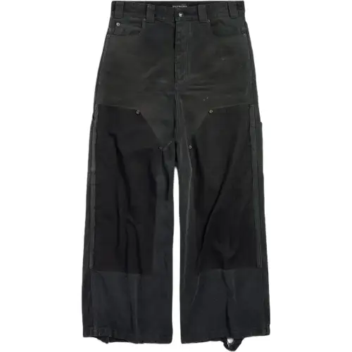 Balenciaga Ripped Off Baggy Jeans