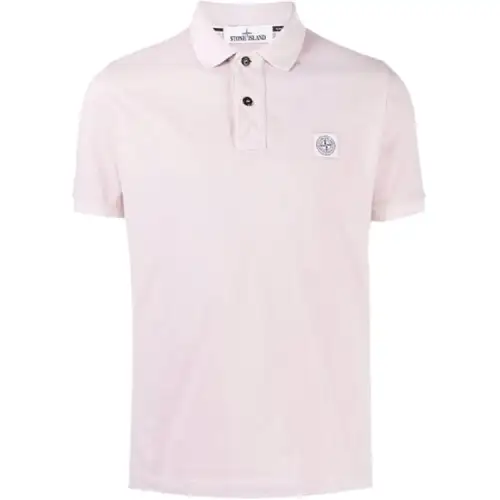 STONE ISLAND Polo Shirt Men's Lavender