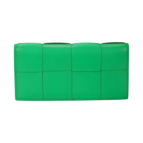 Bottega Veneta Calfskin Wallet Men's Green