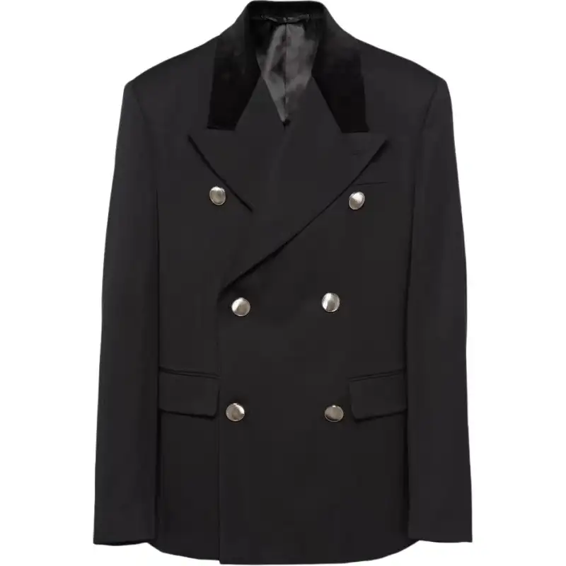 PRADA Double Breasted Tailored Blazer