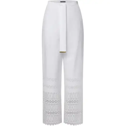 LOUIS VUITTON SS25 Casual Pants Women's White