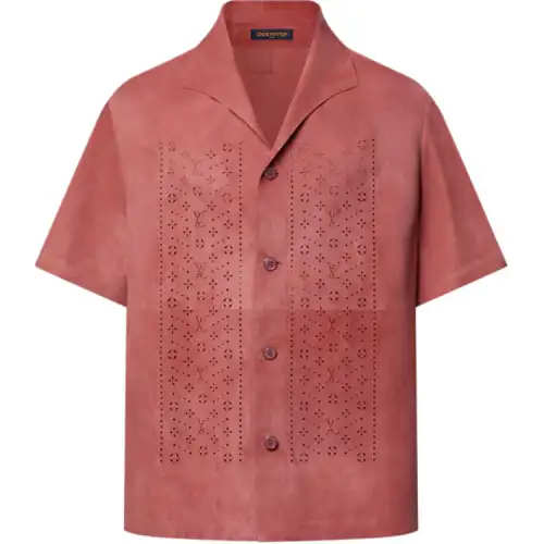 LOUIS VUITTON Perforated Leather Shirt