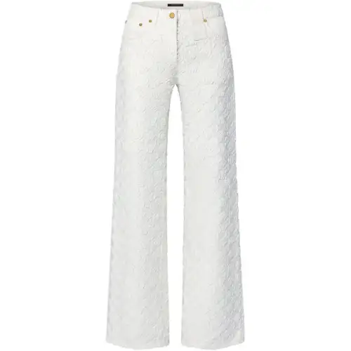 LOUIS VUITTON SS25 Jeans Women's White