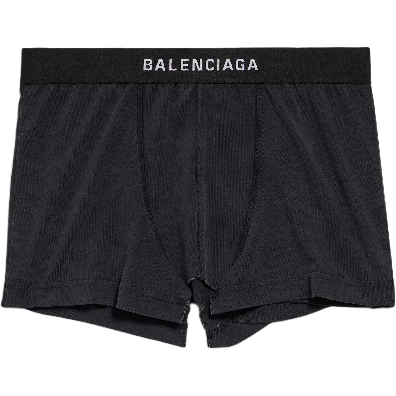 Женская юбка Balenciaga CUT OFF BRIEF FW25 (черная)