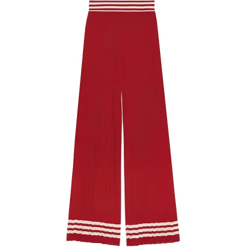 Adidas Originals X GUCCI Wide Pants 'Red'
