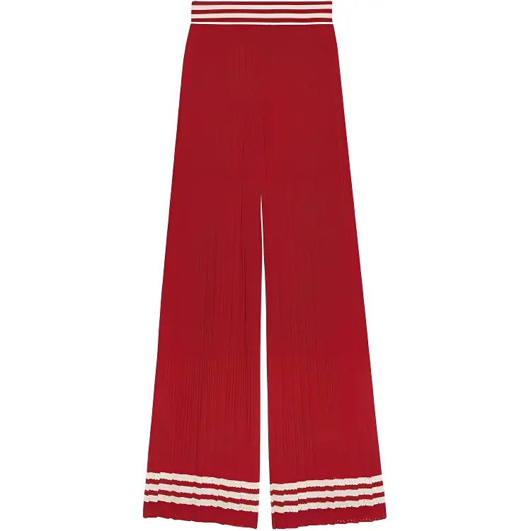Adidas Originals X GUCCI Wide Pants 'Red'