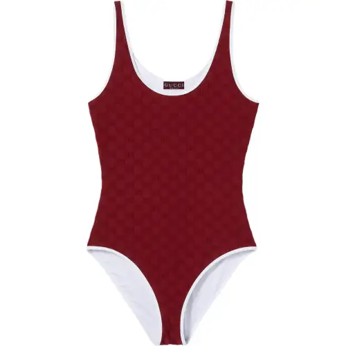 GUCCI Gg Terrycloth Jersey Jacquard Swimsuit