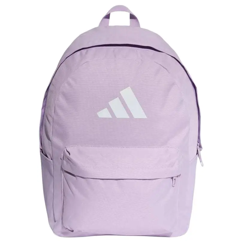 Adidas Polyester Backpack Unisex Light Purple & White