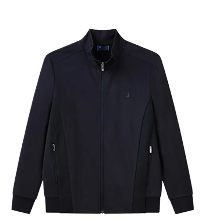 FILA Jackets Men's Legend Blue Stand Collar Moderate Other