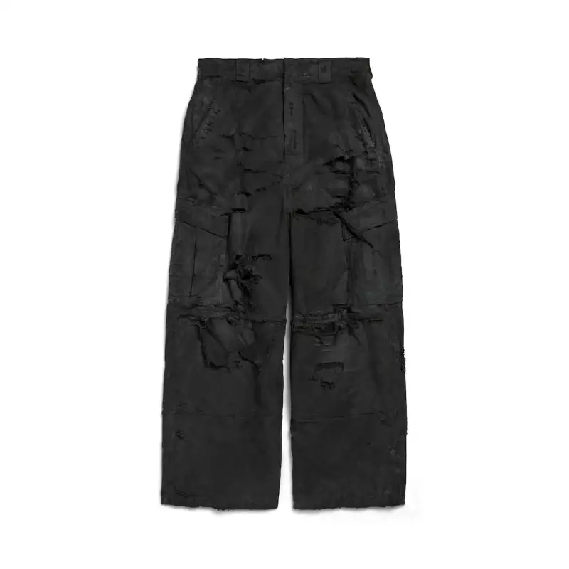 Balenciaga distressed cargo trousers