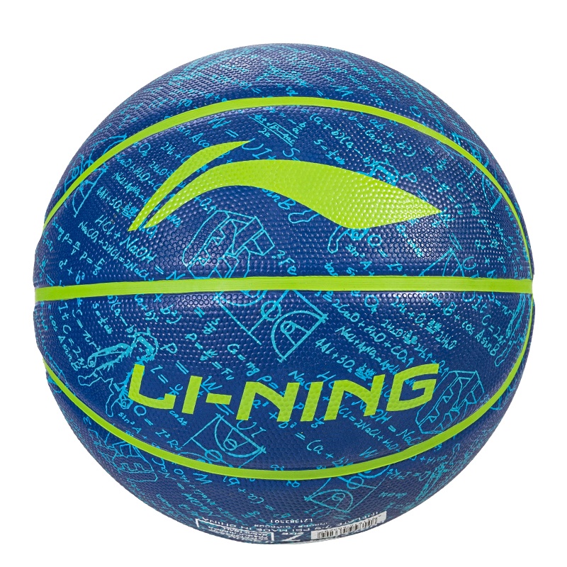 Li Ning Rubber Basketball Deep Sea Blue Size 7 Ball Size 5 Ball Street Training Unisex
