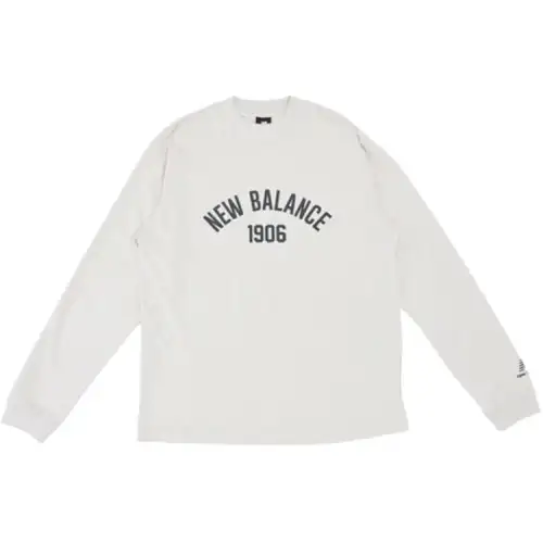 New Balance T Shirt Men's Moon White