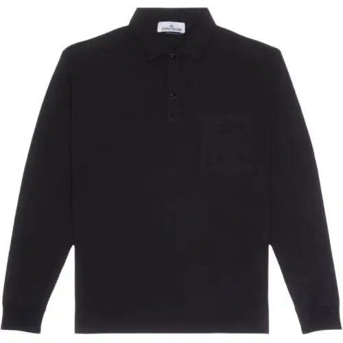 STONE ISLAND Polo Shirt Men's Black