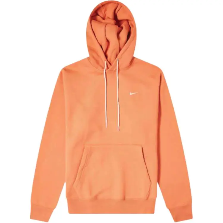 Nike Sweatshirts Men's Orange Hooded Moderate