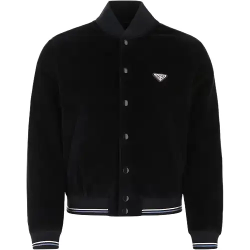 PRADA Jackets & Coats Men's Dark Blue