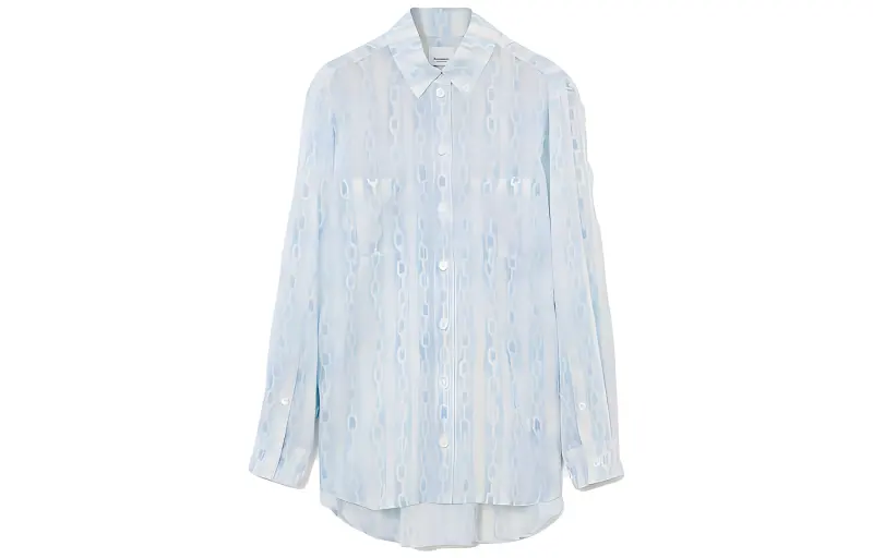 Burberry SS23 Shirt Women's Blue