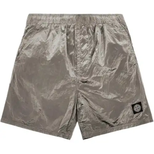 STONE ISLAND Casual Shorts Men's Light Gray