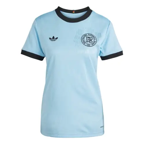 Adidas Originals ANNIVERSARY Soccer Jersey Women's Transparent Blue/Black