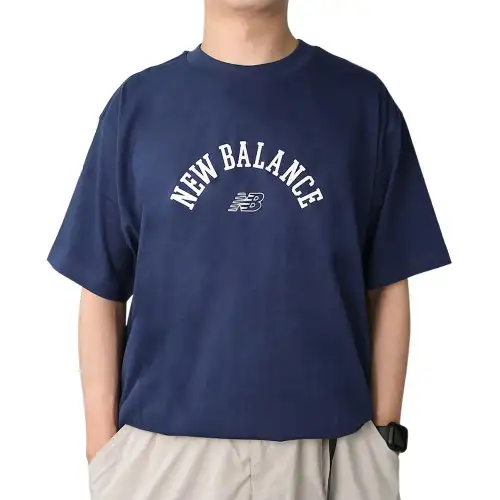 New Balance T Shirt Men's Marine Blue