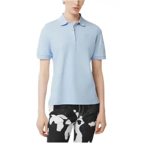 Burberry Polo Shirts Women's Light Blue Polo Collar Moderate Other
