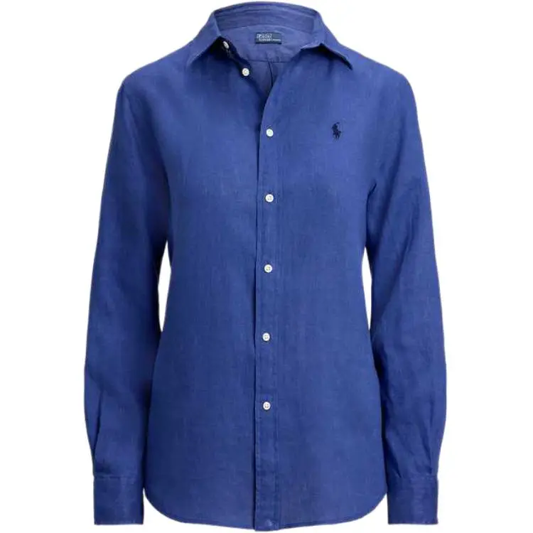 Polo Ralph Lauren FW25 Shirt Classic Version Women's Sapphire Blue