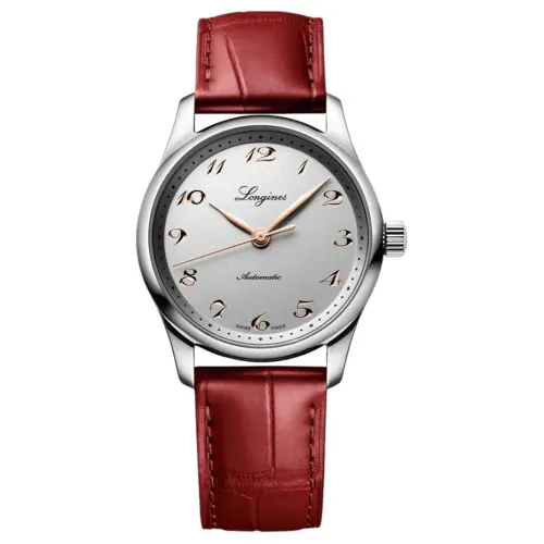 LONGINES Mechanical mechanism, waterproof women's watch, dial, case stainless steel, 30meter, 34mm
