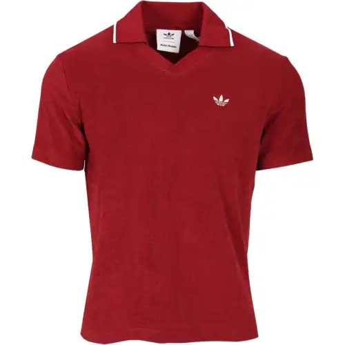 Adidas Originals X Wales Bonner Logo Embroidered Terry Polo Shirt