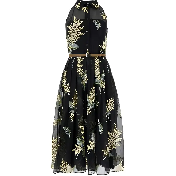 PRADA Sleeveless Dress Women's Black