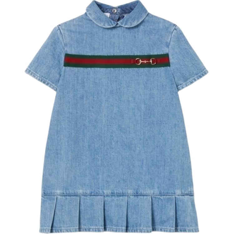 Женское платье Gucci Denim (голубое)